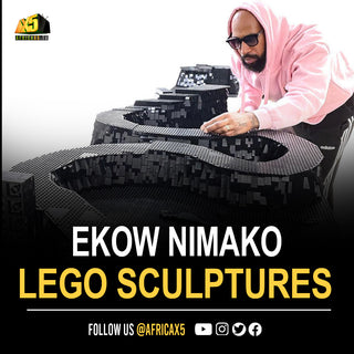 Why Ghanaian Canadian Lego Sculpture Ekow Nimako Uses Black Legos To Build His World