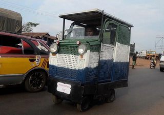 African Development:  24-Yr-Old Genius Behind The First Solar-Powered Car Made From Trash In Sierra Leone