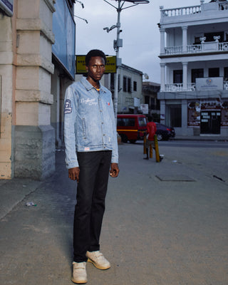 Made in Africa Distressed Denim Jacket - (LIMITED)